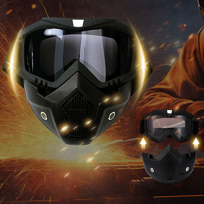 📢📢50% OFF !! ⏰Special Mask For Welding And Cutting（Anti-Glare, Anti-Ultraviolet Radiation, Anti-Dust）