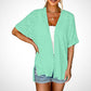 🔥 50% OFF NOW! 🏳️‍🌈 2025 New Stylish Flowy Short Sleeve Cardigan