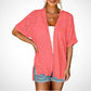 🔥 50% OFF NOW! 🏳️‍🌈 2025 New Stylish Flowy Short Sleeve Cardigan