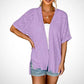 🔥 50% OFF NOW! 🏳️‍🌈 2025 New Stylish Flowy Short Sleeve Cardigan