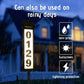 📢📢40% OFF !! ⏰Solar Address LED Sign Lighted House Number Plate with 3 sets of numbers (0-9)and 1 set of letters (A-F)