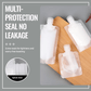 📢📢50% OFF !! ⏰Portable Travel Fluid Makeup Packing Bag(10 Pcs）