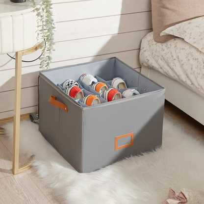 📢📢50% OFF !!⏰ 2026 Sale — Over 42,300 Sold!📦 Fabric Shoe Organizer Storage Box