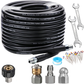 💦 62% OFF INSTANT! 🚿 5800PSI Sewer Jetter Kit - High-Pressure Nozzle & Hose for Clogged Drains/Pipes, Compatible with Most Pressure Washers 🔧📦