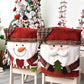 🎅 50% OFF! ✨ Christmas Themed Chair Cover – Linen & Brushed Cloth, Santa Claus / Snowman / Elk Designs & 54×48cm Size – Festive Protection for Holiday Gatherings 🪑