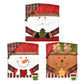 🎅 50% OFF! ✨ Christmas Themed Chair Cover – Linen & Brushed Cloth, Santa Claus / Snowman / Elk Designs & 54×48cm Size – Festive Protection for Holiday Gatherings 🪑