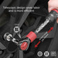 3/8" Drive Ratchet Wrench - 72T Steel Socket Wrench with Flexible Head & Reversible Switch