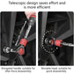 3/8" Drive Ratchet Wrench - 72T Steel Socket Wrench with Flexible Head & Reversible Switch
