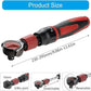 3/8" Drive Ratchet Wrench - 72T Steel Socket Wrench with Flexible Head & Reversible Switch