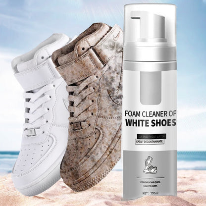 💥Clean with a single wipe✨Waterless white shoe nano-molecular foam cleaner🎉