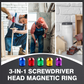 🔥While Supplies Last 40% OFF!🎉 3-in-1 Screwdriver Head Magnetic Ring