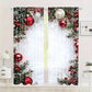 🎅Xmas Sales - 50% OFF🎄Christmas Window Curtains 2-Piece Set for Home Decor
