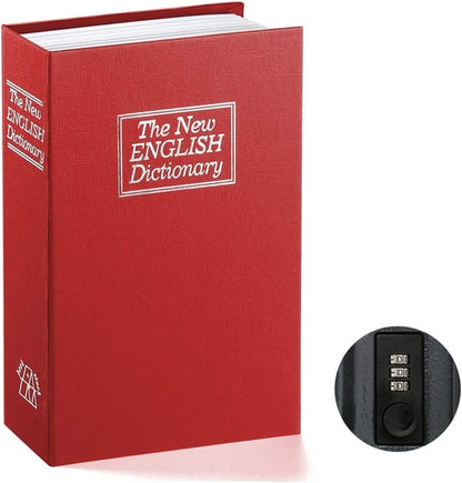 📢📢50% OFF !! ⏰🔒Hidden Book Safe Dictionary Secret Storage Box with Lock💵