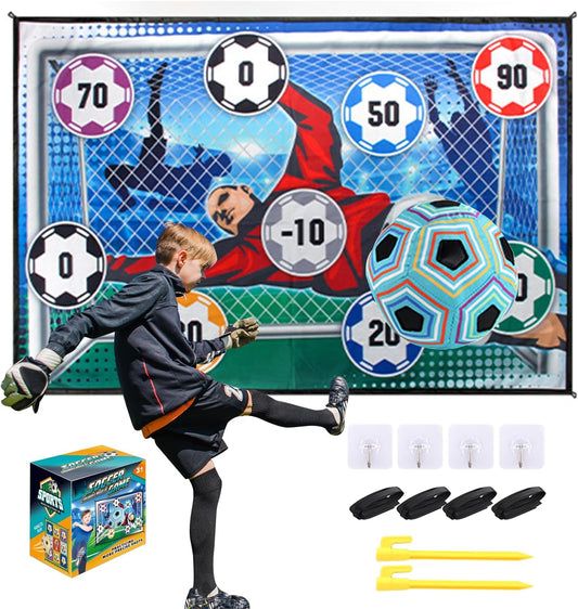 📢📢50% OFF !! ⏰Kids Soccer Ball Game Set – Complete with Goal & Pump, Outdoor Play & Skill Development ✨