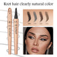🔥 BUY 1 GET 1 FREE! 🔥 3D Microblading Eyebrow Pencil – 4-Prong Tip, Waterproof & Natural Hair-Like Strokes 🖌️