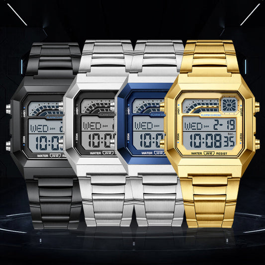 📢📢40% OFF !! ⏰Unisex Digital Watch with Square Display & Luminous Backlight ⌚
