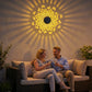 📢📢50% OFF !! ⏰💡Solar Mandala Wall Light Outdoor Garden Fence Projector Lamp Patio Ambient Decor✨
