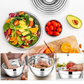 🎉 2026 Sale — Over 31,200 Sold! 🥣 304 Stainless Steel Mixing Bowl Set with Airtight Lids & Grater Attachments 🔪✨