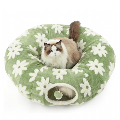💥Hot Sale！Washable Cat Tunnel Bed for Indoor Cats
