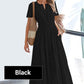 ✨Hot Sale！！ Women's Boho Chic Smocked Waist Maxi Dress