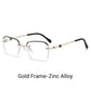 🔥35% OFF！🔥 Fashionable HD Rimless Cut Rim 0°Anti Blue Light Glasses