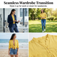 Women's Plus Size Henley V Neck Shirt