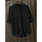 Women's Plus Size Henley V Neck Shirt
