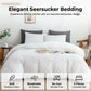 🔥40% OFF🔥4-Piece Textured Seersucker Bedding Set