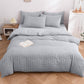 🔥40% OFF🔥4-Piece Textured Seersucker Bedding Set