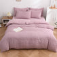 🔥40% OFF🔥4-Piece Textured Seersucker Bedding Set