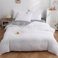 🔥40% OFF🔥4-Piece Textured Seersucker Bedding Set