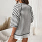 🔥30% OFF🔥Women's Striped Relaxed Fit T-Shirt