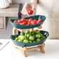 🔥30% OFF🔥3-Tier Fruit Bowl with Wooden Stand