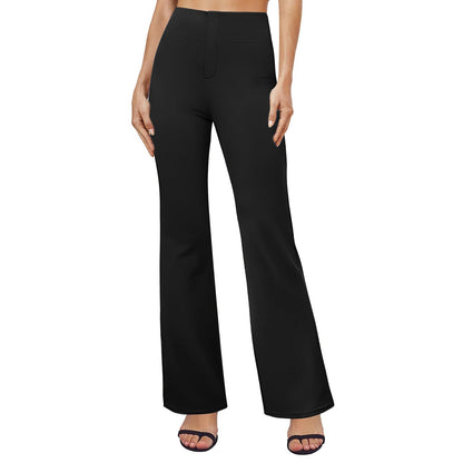 🔥30% OFF！&2026 HOT SALE🔥Women's High-Waist Stretch Bootcut Dress Pants