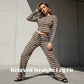 🔥 35% OFF&2026 HOT SALE🔥 Women's Striped Knit Top & Pants 2-Piece Set