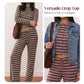 🔥 35% OFF&2026 HOT SALE🔥 Women's Striped Knit Top & Pants 2-Piece Set