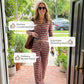 🔥 35% OFF&2026 HOT SALE🔥 Women's Striped Knit Top & Pants 2-Piece Set