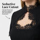 🔥 2026 Hot sale & 30% OFF🔥High-Neck Cutout Lace Panel Mini Dress
