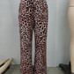 🔥2026 Hot sale & 35% OFF🔥Women's Fashion Leopard Print Straight-Leg Wide Pants