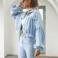 🔥 Hot sale 37% OFF🔥Women's Cropped Corduroy Jacket with Balloon Sleeves