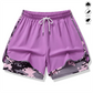 🔥LAST DAY SALE 50% OFF🔥Women's Casual Athletic Shorts with Built-in Liner