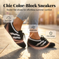 🔥2026 Hot sale & 38% OFF🔥Women's Retro Wave Stripe Lace-Up Sneakers