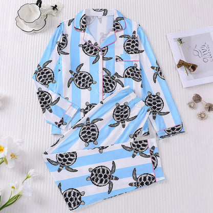 🔥2026 Hot sale 30% OFF🔥Women's Printed Long Sleeve Pajama Set