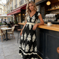 🔥2026 Hot sale 35% OFF🔥Women's V-Neck Baroque Print Flowy Maxi Dress