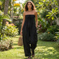 🔥2026 Hot sale 30% OFF🔥Women's Strapless Smocked Bodice Jumpsuit