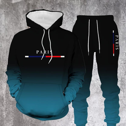 🔥 Hot sale 40% OFF🔥Men's Gradient Tracksuit Set - Hoodie and Sweatpants