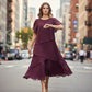 🔥2026 Hot sale 34% OFF🔥Elegant Layered Dress with Flutter Sleeves