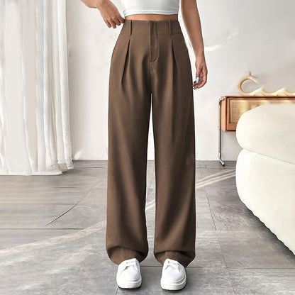 🔥2026 Hot sale 30% OFF🔥Women’s Solid High Waist Wide-Leg Pants