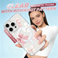 🔥 Hot sale 30% OFF🔥Clear Magnetic Phone Case with Bowknot Pattern