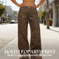 🔥 Hot sale 30% OFF🔥Women's Leopard Print High-Waist Wide-Leg Jeans